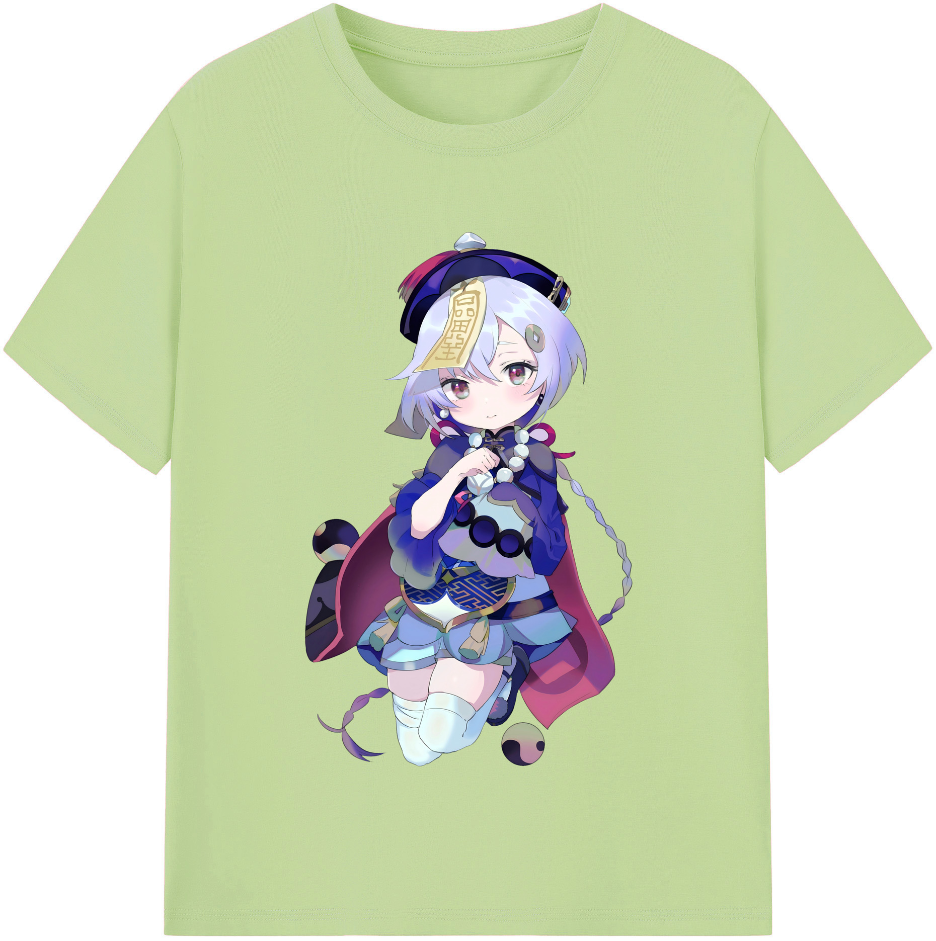 げんし神 七七 なな  genshin Nana 綿100％半袖Tシャツ（フロントプリント）